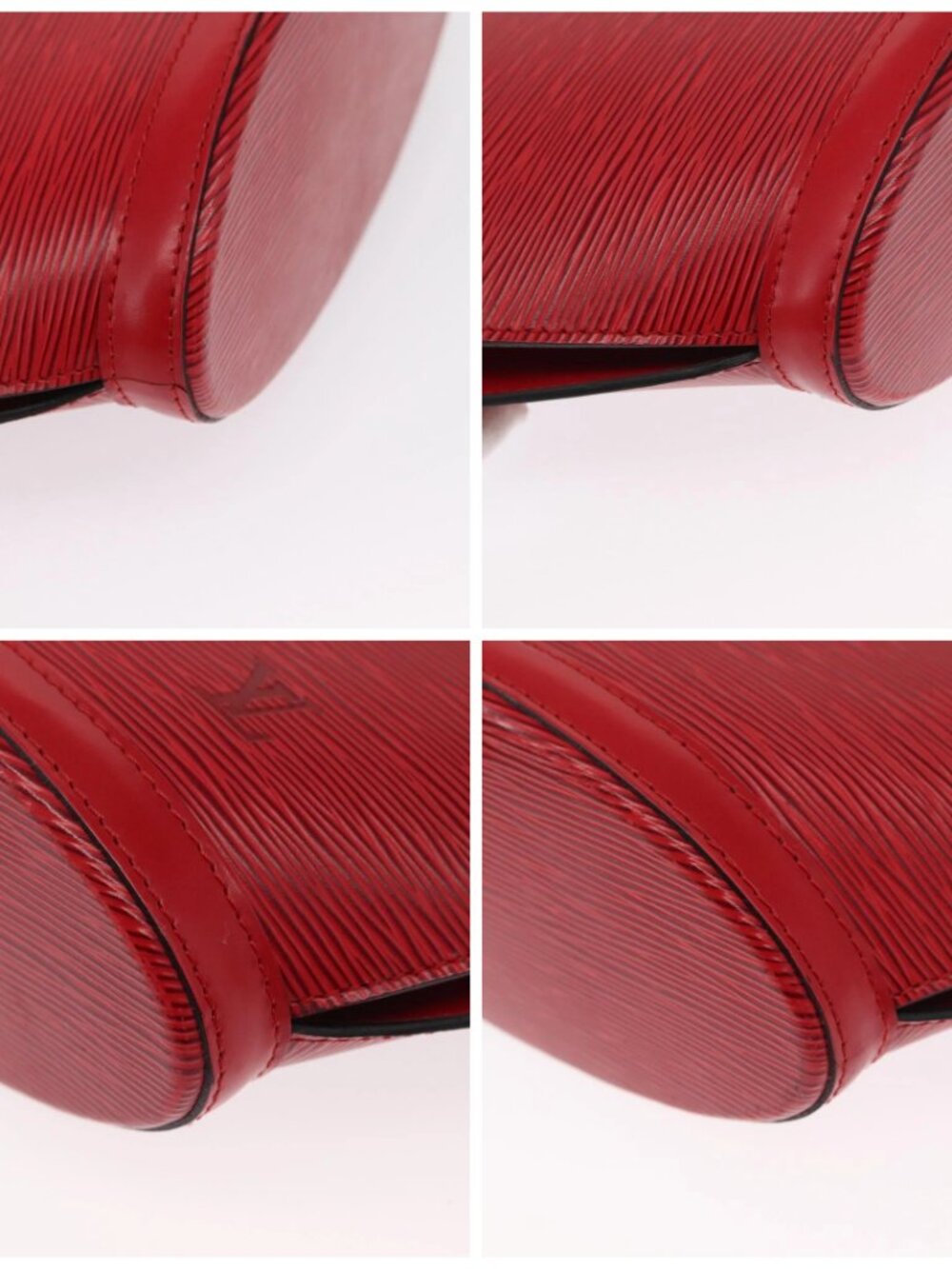 LOUIS VUITTON Epi Saint Jacques Shoulder Bag Red M52277 LV Auth 164590 - Picture 14 of 16